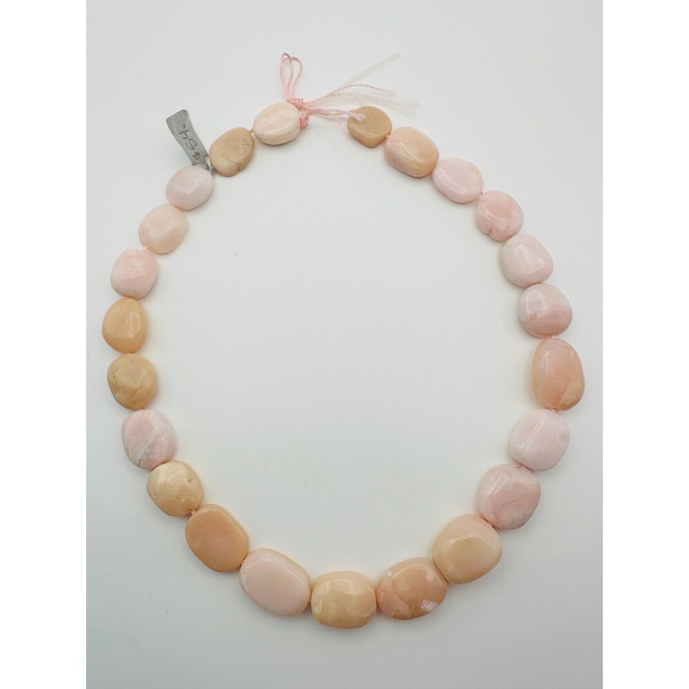 Natural pink opal beads